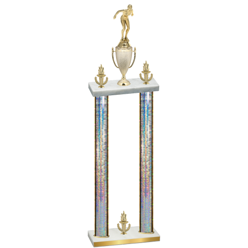 Double Silver Glacier Victory Tennis Trophy