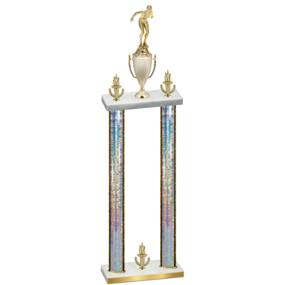 Double Silver Glacier Victory Tennis Trophy