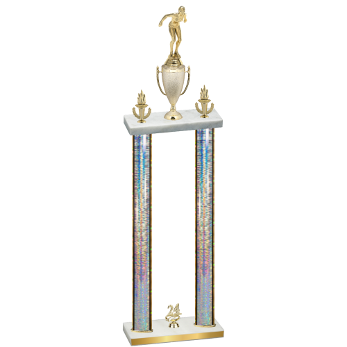 Double Silver Glacier Year Tennis Trophy