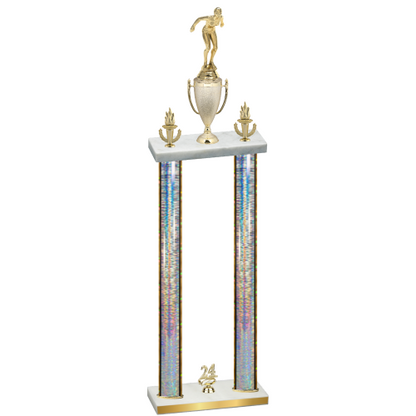 Double Silver Glacier Year Tennis Trophy