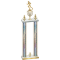 Double Silver Glacier Year Football Trophy