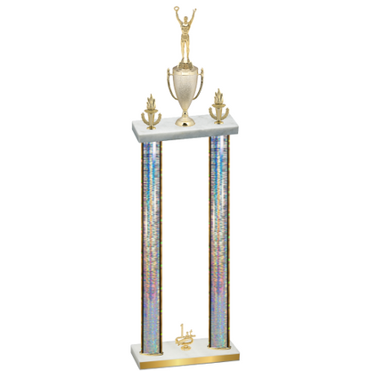 Double Silver Glacier First Place Victory Trophy