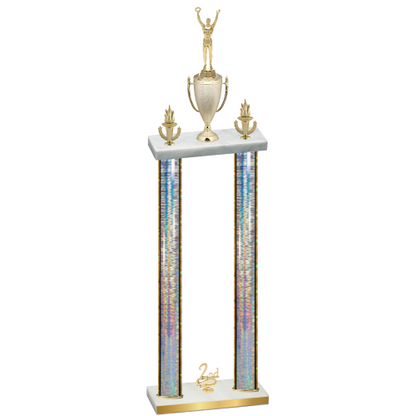 Double Silver Glacier Second Place Victory Trophy