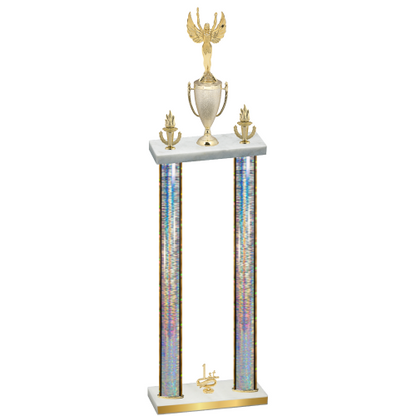 Double Silver Glacier First Place Victory Trophy