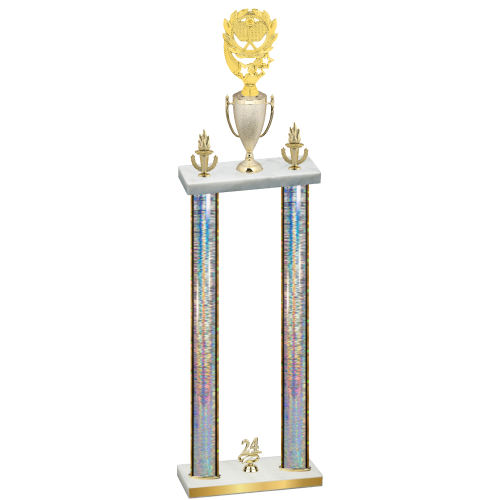 Double Silver Glacier Year Pickleball Trophy