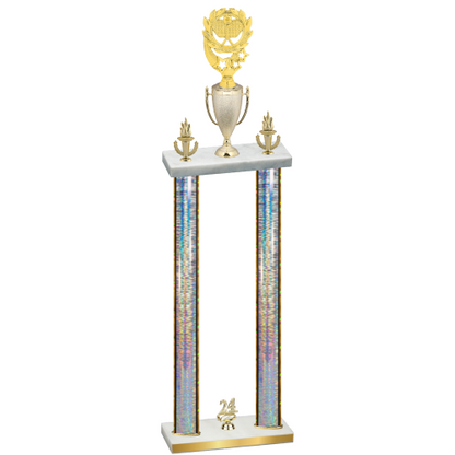 Double Silver Glacier Year Pickleball Trophy