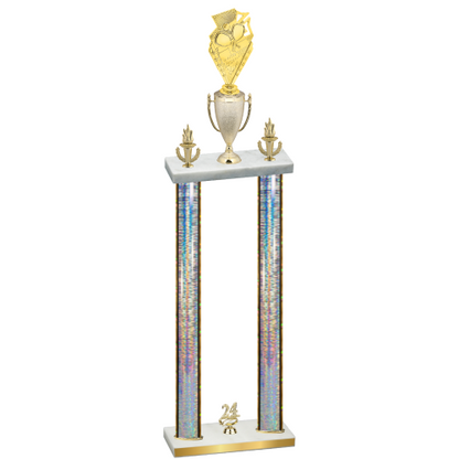 Double Silver Glacier Year Pickleball Trophy