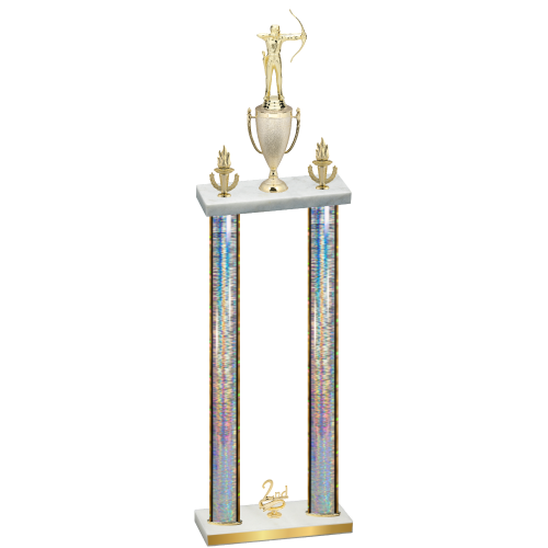 Double Silver Glacier Second Place Archery Trophy