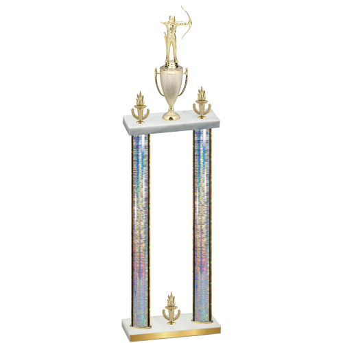 Double Silver Glacier Victory Archery Trophy