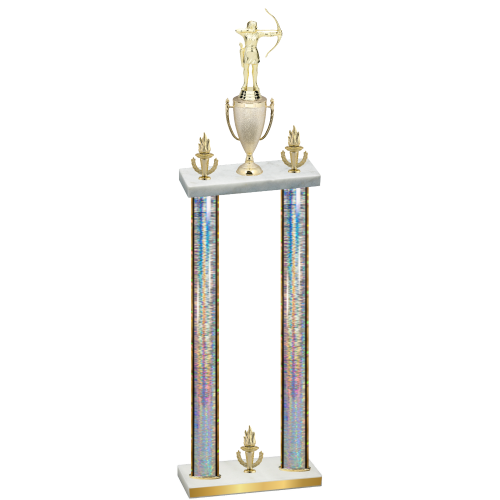 Double Silver Glacier Victory Archery Trophy