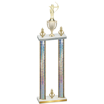 Double Silver Glacier Victory Archery Trophy