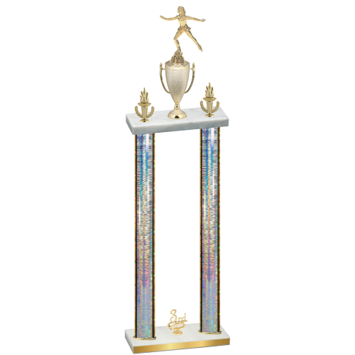 Double Silver Glacier Third Place Skater Trophy