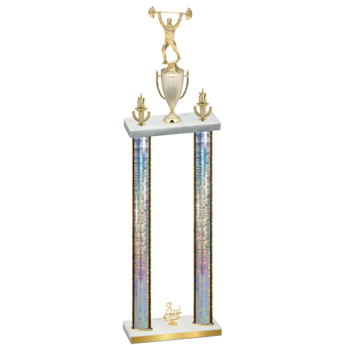 Double Silver Glacier Third Place Weights Trophy