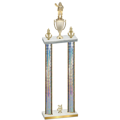 Double Silver Glacier Year Holiday Trophy