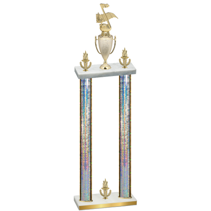 Double Silver Glacier Victory Music Trophy