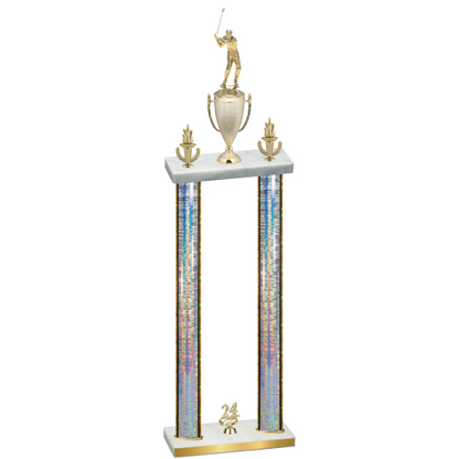 Double Silver Glacier Year Golf Trophy