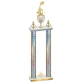 Double Silver Glacier Fourth Place Golf Trophy