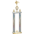 Double Silver Glacier Second Place Karate Trophy