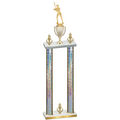 Double Silver Glacier Victory Softball Trophy