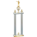 Double Silver Carbon Fiber Year Shooter Trophy