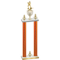 Double Orange Carbon Fiber Victory Hockey Trophy