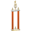 Double Orange Carbon Fiber Victory Hockey Trophy