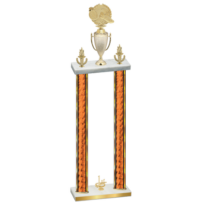 Double Orange Glacier First Place Running Trophy