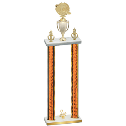 Double Orange Glacier Second Place Running Trophy