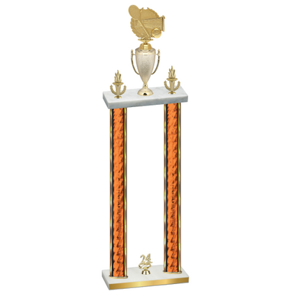 Double Orange Glacier Year Tennis Trophy