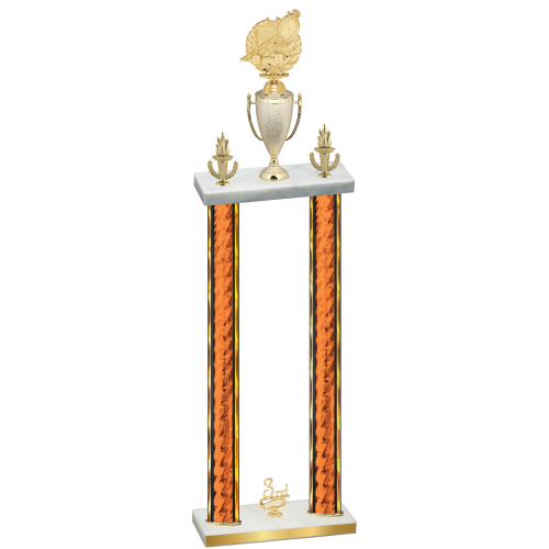 Double Orange Glacier Third Place Swimming Trophy