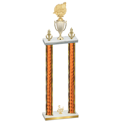 Double Orange Glacier Third Place Swimming Trophy