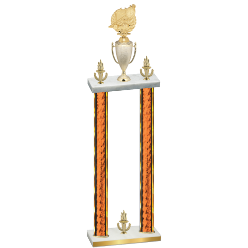 Double Orange Glacier Victory Swimming Trophy