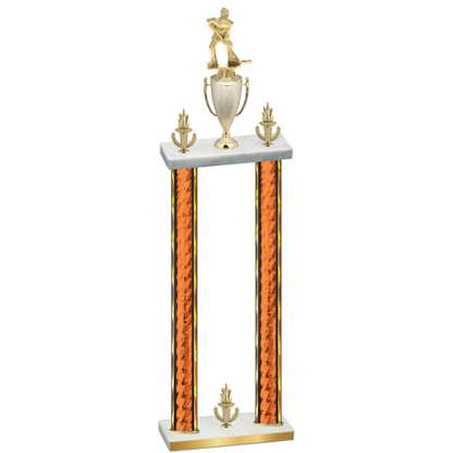 Double Orange Glacier Victory Hockey Trophy