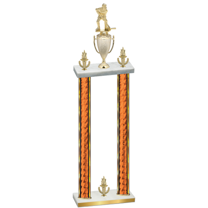 Double Orange Glacier Victory Hockey Trophy