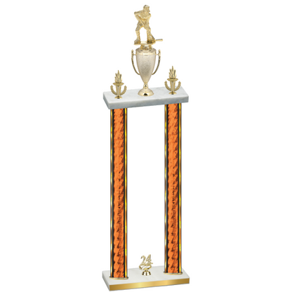 Double Orange Glacier Year Hockey Trophy
