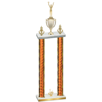 Double Orange Glacier First Place Victory Trophy