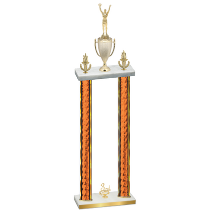 Double Orange Glacier Third Place Victory Trophy