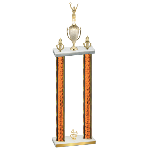 Double Orange Glacier Fourth Place Victory Trophy