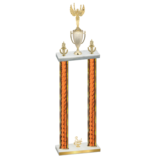 Double Orange Glacier Third Place Victory Trophy