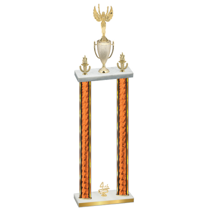 Double Orange Glacier Fourth Place Victory Trophy