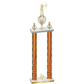 Double Orange Glacier Fourth Place Archery Trophy
