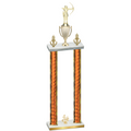 Double Orange Glacier Fourth Place Archery Trophy