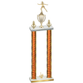 Double Orange Glacier First Place Skater Trophy
