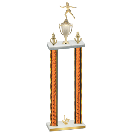 Double Orange Glacier First Place Skater Trophy