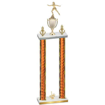 Double Orange Glacier First Place Skater Trophy