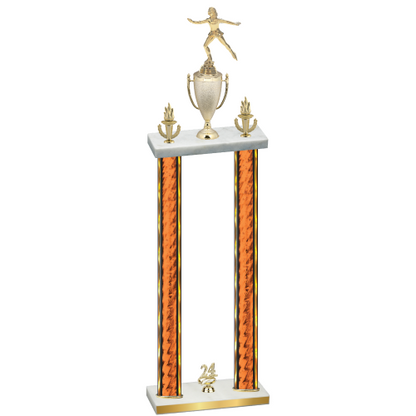 Double Orange Glacier Year Skater Trophy