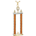Double Orange Glacier Third Place Weights Trophy