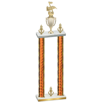 Double Orange Glacier Victory Music Trophy