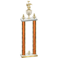 Double Orange Glacier Year Music Trophy