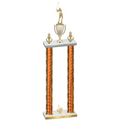 Double Orange Glacier First Place Golf Trophy